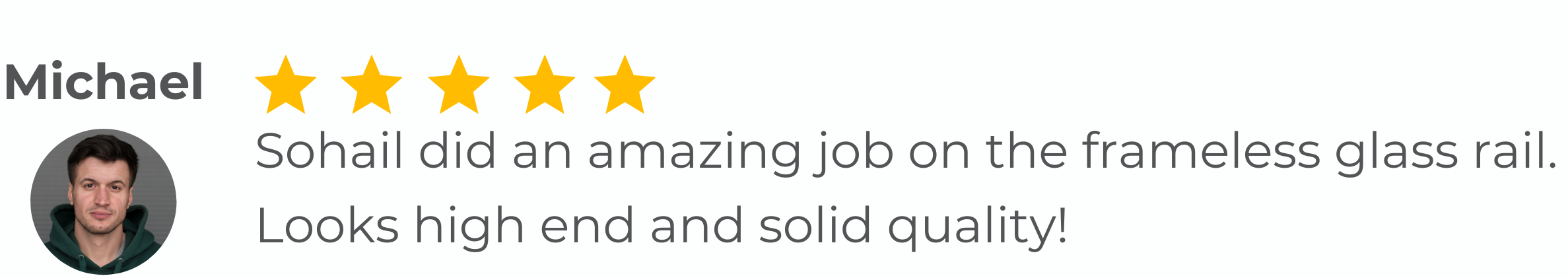 Michael Glass Railing Review